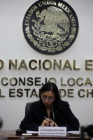 20260202. Tuxtla. Este medio día toma de protesta de la Encargada de Despacho de la Vocalía Ejecutiva del INE Lic. Flor Denisse Pérez Chávez