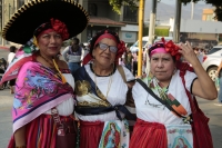 20250420. Tuxtla. La comunidad Zoque durante el inicio de las celebraciones patronales de San Marcos en la capital del estado de Chiapas.