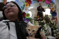 20261002.Tuxtla. La bendición de las mascotas en las festividades del Barrio de San Francisco.