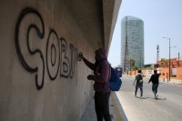20250518. Tuxtla. Día Cuatro. De protestas normalistas en Chiapas; después del fallecimiento del estudiante de la Normal Rural Mactumatza.