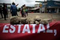 20240910. Tuxtla. Vecinos de Patria Nueva protestan en las obras del Libramiento Norte al verse afectados en el acceso principal a esta popular colonia.