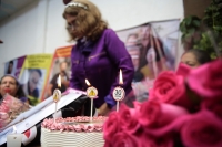 20240822. Tuxtla. Familiares ya amigos conmemoran el cumpleaños de la victima de feminicidio Paulina en Chiapas