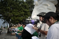 20250928. Tuxtla. Durante la marcha del #29, la Acción Global por el Aborto en Chiapas.