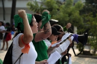 20250928. Tuxtla. Durante la marcha del #29, la Acción Global por el Aborto en Chiapas.