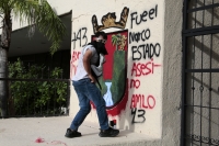 20240926. Tuxtla. Estudiantes Normalistas, Organizaciones Sociales y Maestros marchan recordando la masacre de 43 estudiantes de la Escuela Normal Rural de Ayotzinapa