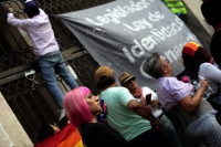 2026055. Tuxtla. La comunidad LGBt conmemora el 17 de mayo como el día en contra de la discriminación hacia la diversidad sexual manifestándose en  la capital de Chiapas