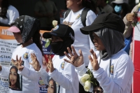 20261017. Tuxtla. Las Madres Buscadoras denuncian irregularidades las investigaciones en los campos donde han encontrado vestigios humanos en