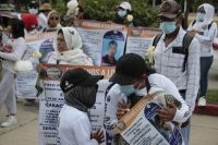 20261017. Tuxtla. Las Madres Buscadoras denuncian irregularidades las investigaciones en los campos donde han encontrado vestigios humanos en