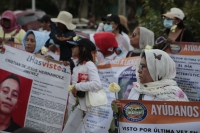 20261017. Tuxtla. Las Madres Buscadoras denuncian irregularidades las investigaciones en los campos donde han encontrado vestigios humanos en