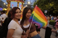 20240615. Tuxtla. Esta tarde se realiza la marcha del Orgullo Gay 2024 en donde participan representantes de empresas y organizaciones de la comunidad LGBTQ en Chiapas.