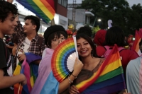 20240615. Tuxtla. Esta tarde se realiza la marcha del Orgullo Gay 2024 en donde participan representantes de empresas y organizaciones de la comunidad LGBTQ en Chiapas.