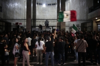 20240904. Tuxtla. Trabajadores del Poder Judicial en Chiapas reaccionan ante el avance de esta reforma en México.