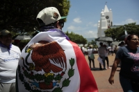 20240901. Tuxtla. Continúan las manifestaciones de trabajadores en contra de la reforma del Poder Judicial en México.