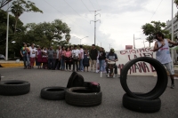 20261007. Tuxtla. Las Madres En Resistencia de Chiapas regresan al Libramiento Norte a un año del intento de desalojo en la Fiscalía General de Chiapas.