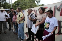 20261007. Tuxtla. Las Madres En Resistencia de Chiapas regresan al Libramiento Norte a un año del intento de desalojo en la Fiscalía General de Chiapas.