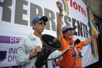 20241003. Tuxtla. Continúan las protestas en el Congreso de Chiapas en torno a la representación de la comunidad LGBTTTIQ