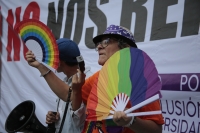 20241003. Tuxtla. Continúan las protestas en el Congreso de Chiapas en torno a la representación de la comunidad LGBTTTIQ