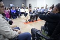 20251118. Tuxtla. Juan Hernández (CI74) y los representantes del Congreso Indígena entregan el documento de acuerdos ante la LXVIII Legislatura de Chiapas.