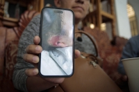 20251125. Tuxtla. De una madre y su abogada al denunciar la desaparición de sus hijas y la mutilación de una de ellas.