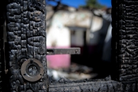 20250722. SCLC. La Casa siniestrada la víspera donde fallece una persona en el Barrio Mexicanos