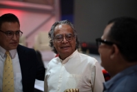 2060715. Tuxtla. Pedro Valtierra, fotógrafo mexicano, participa en el conversatorio sobre fotoperiodismo durante el aniversario del periódico Cuarto Poder.