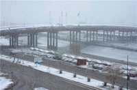 Está nevando ahorita en Juárez, lleva 7 horas seguidas, fotos de Josué Serna. Fotos baja resolución.