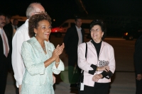Michaëlle Jean, Gobernadora General de Canadá, llega esta noche al aeropuerto de Chiapas.