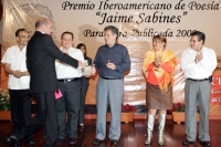 José Esquinca, Premio Iberoamericano de Poesia Jaime Sabines 2009