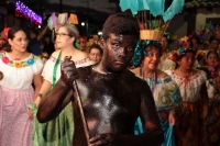 Martes 8 de enero del 2018. Chiapa de Corzo. El anuncio de las Chunta. Las diferentes pandillas de Chunta recorren las calles durante las fiesta patronales de enero de esta la comunidad de la ribera del río Grande de Chiapas