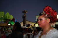 Martes 8 de enero del 2018. Chiapa de Corzo. El anuncio de las Chunta. Las diferentes pandillas de Chunta recorren las calles durante las fiesta patronales de enero de esta la comunidad de la ribera del río Grande de Chiapas