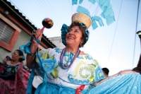 Martes 8 de enero del 2018. Chiapa de Corzo. El anuncio de las Chunta. Las diferentes pandillas de Chunta recorren las calles durante las fiesta patronales de enero de esta la comunidad de la ribera del río Grande de Chiapas
