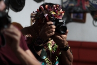 Martes 8 de enero del 2018. Chiapa de Corzo. El anuncio de las Chunta. Las diferentes pandillas de Chunta recorren las calles durante las fiesta patronales de enero de esta la comunidad de la ribera del río Grande de Chiapas