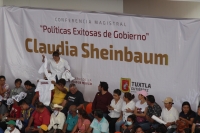 20221119. Tuxtla. Claudia Sheinbaum durante su gira en Chiapas.