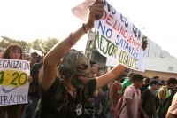 20230420. Tuxtla. Durante la marcha por la legalizaciÃ³n de la marihuana.