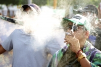 20230420. Tuxtla. Durante la marcha por la legalizaciÃ³n de la marihuana.