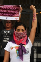 Miércoles 8 de marzo del 2017. Tuxtla Gutiérrez. Manifestación por los derechos de las mujeres en Chiapas. Organizaciones sociales y de DDHH se manifiestan en las calles de la ciudad recordando el día internacional de la mujer trabajadora y a las mártires