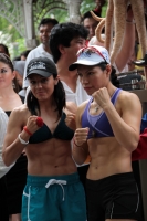 Viernes 29 de julio. Esta mañana se llevo a cabo la ceremonia de pesaje para la función de Box de este sábado en revancha entre La mexiquense Ana María Torres y la tijuanense Jackie Nava,