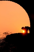 Miércoles 26 de abril del 2017. Chiapa de Corzo. Los atardeceres enmarcan la arquitectura vernácula de la colonial ciudad de la ribera del río Grijalva. Las estructuras monumentales catalogadas como mudejar datan del principio de la época colonial en uno 