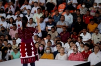 20221119. Tuxtla. Claudia Sheinbaum durante su gira en Chiapas.