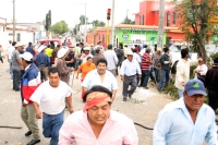 Jueves 6 de cotubre 2011. Con “guerra” organizaciones se disputan un predio
