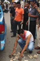 Jueves 6 de cotubre 2011. Con “guerra” organizaciones se disputan un predio