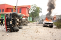 Jueves 6 de cotubre 2011. Con “guerra” organizaciones se disputan un predio