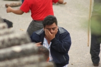 Jueves 6 de cotubre 2011. Con “guerra” organizaciones se disputan un predio
