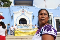 Lunes 1 de agosto. Habitantes de la comunidad de Berriozabal se manifiestan esta mañana en contra de la violencia en este municipio realizando protestas en las oficinas de la presidencia municipal y de la Policía de Seguridad Pública donde exigen la renun