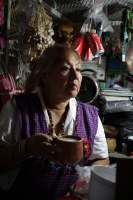 Viernes 27 de febrero del 2015. Tuxtla Gutiérrez. Tashiagüal o Atol. El  Atole es una bebida de origen prehispánico que es preparada a base de masa o harina de maíz en una cocción dulce y es acompañada con pan en los hogares humildes del sureste de México