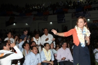 Domingo 12 de febrero del 2012. Vázquez Mota cierre pre campaña en Chiapas.