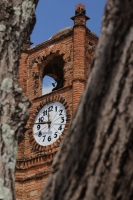 Domingo 13 de agosto del 2017. Chiapa de Corzo. El reloj de cuatro caras de la plaza de armas acompaña con historias románticas y anécdotas pintorescas la vista de los edificios públicos de esta colonial ciudad de la ribera del rio Grijalva.
