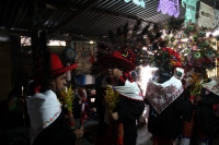 Miércoles 16 de agosto del 2017. Tuxtla Gutiérrez. La Levantada la Danza de San Roque esta mañana en la casa del maestro Cecilio donde se reúne este grupo para recorrer las calles de la ciudad celebrando el ritual del Santo Patrono del antiguo barrio del 