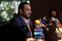 Martes 11 de agosto del 2020. Tuxtla Gutiérrez. Abogados del Dr Grajales Yuca hablan en conferencia de prensa este medio día en conocido hotel de la capital del estado de #Chiapas