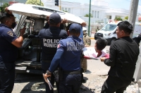 20210718. Tuxtla G. Fuerte accidente de un colectivo en el bulevar Los Laguitos